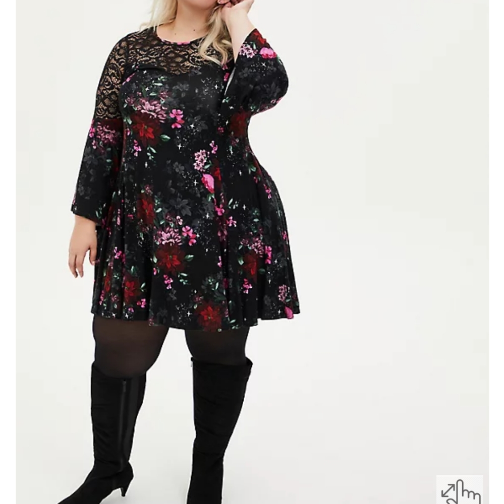 Torrid bell sleeve dress